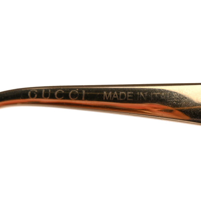Gucci Metal Oversized Round Frame GG0225S Sunglasses Gold 5 of 7