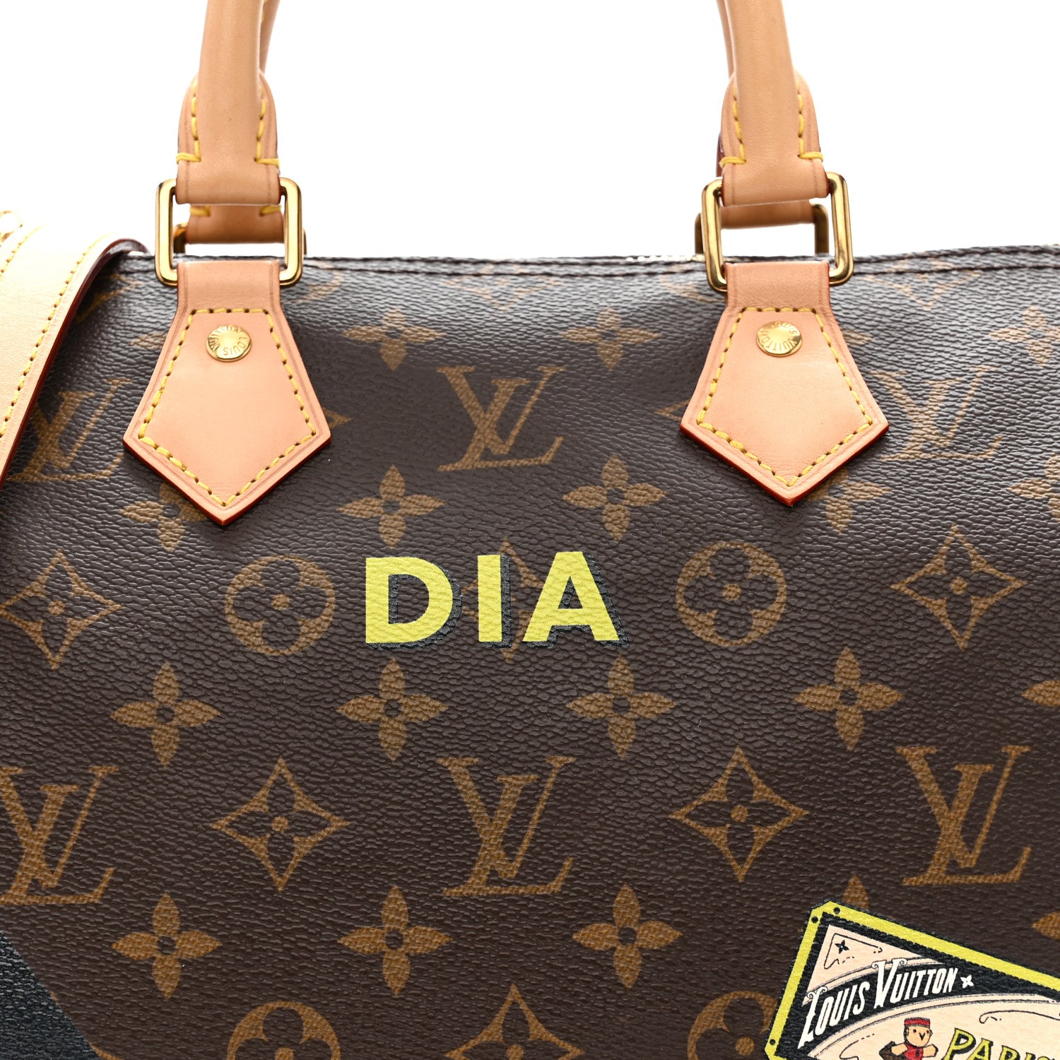Louis Vuitton Monogram My World Tour Speedy Bandouliere 25 7 of 10