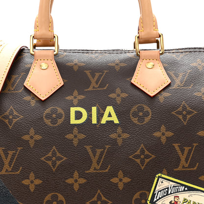 Louis Vuitton Monogram My World Tour Speedy Bandouliere 25 7 of 10
