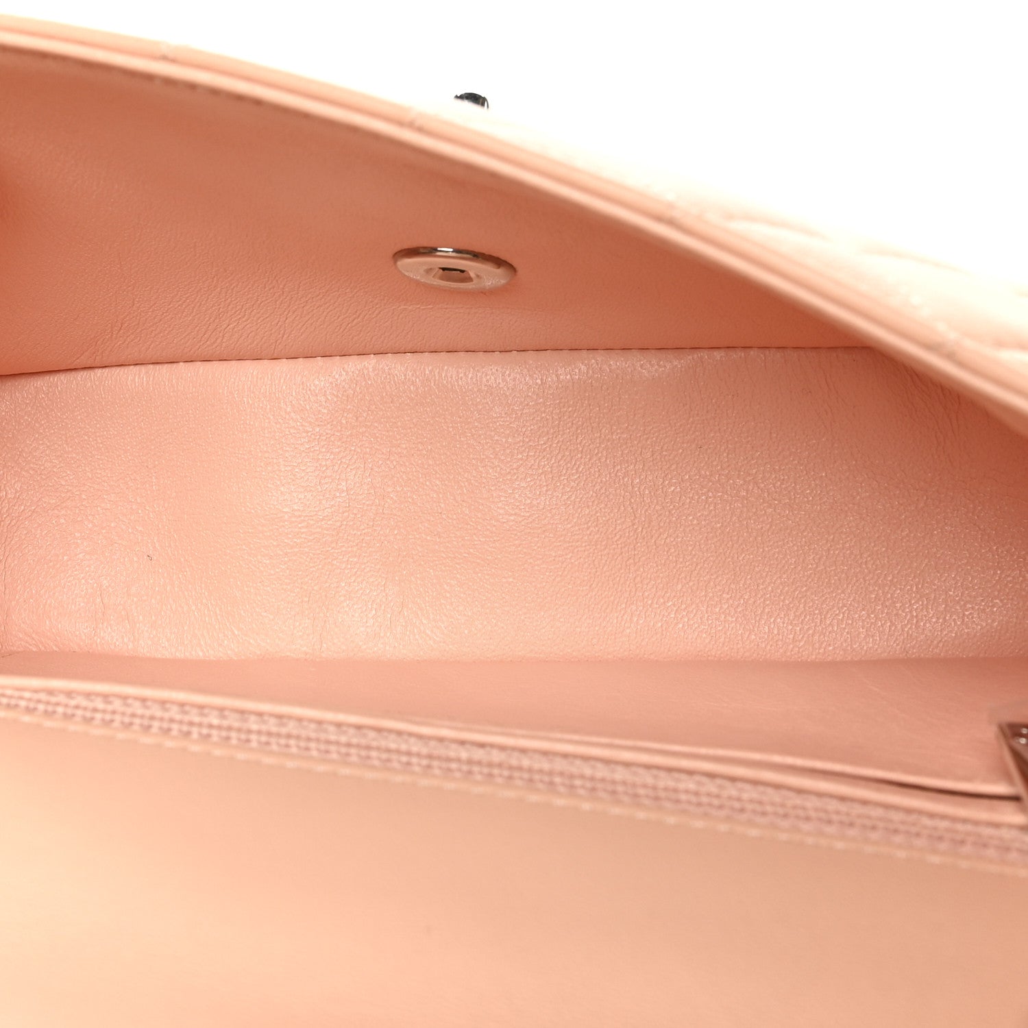 Chanel Lambskin Quilted Mini Rectangular Flap Light Pink 5 of 11