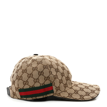 Gucci Monogram Web Baseball Hat L Beige Cocoa 5 of 9