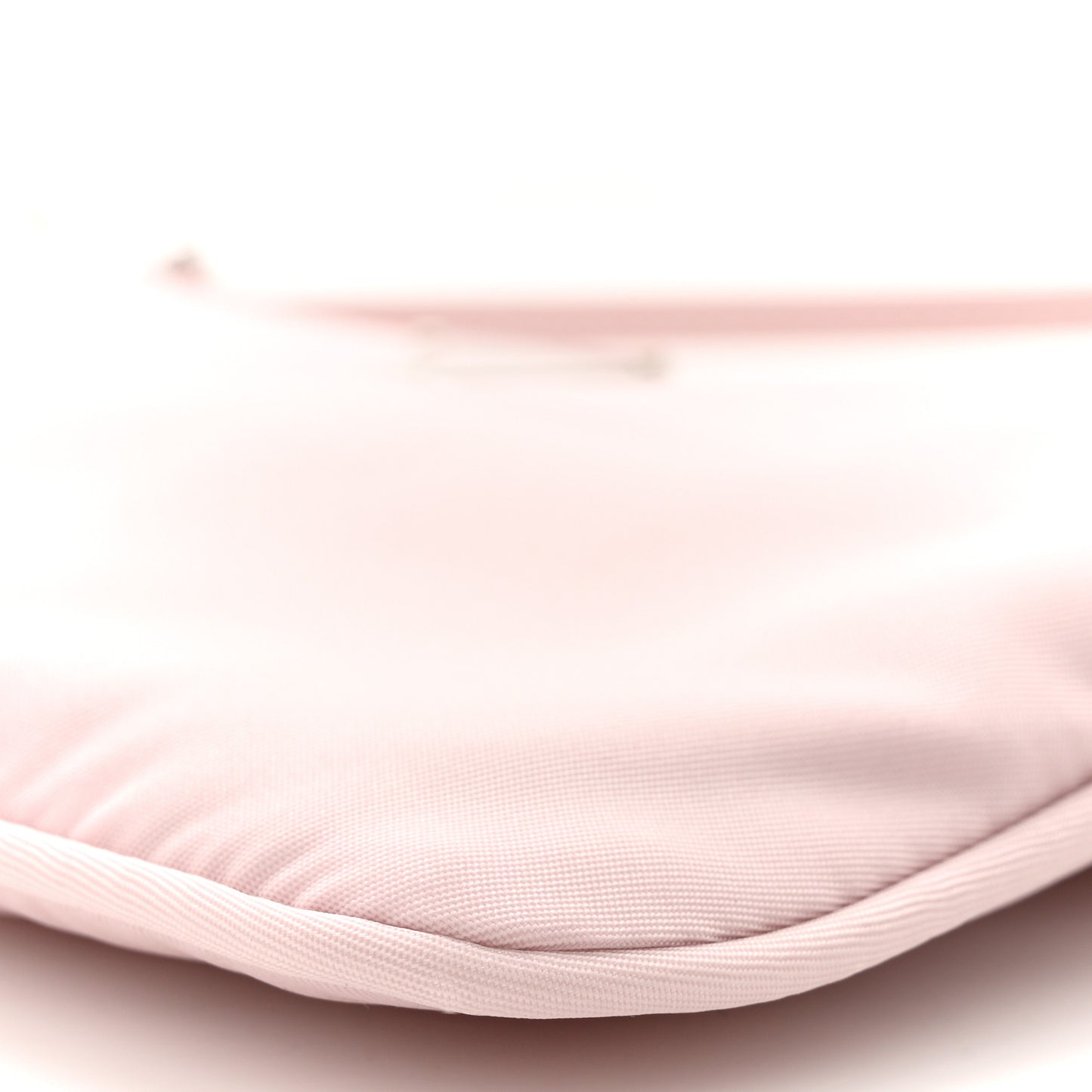 Re-Nylon Vela Saffiano Mini Pochette Bag Alabastro