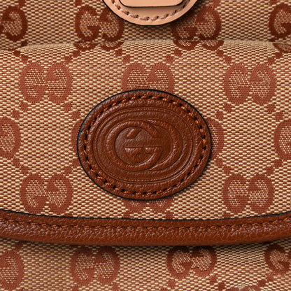 Gucci GG Monogram Children's GG Backpack Beige Ruggine Cuir 9 of 11