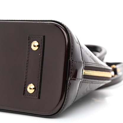 Louis Vuitton Vernis Alma BB Amarante 10 of 10