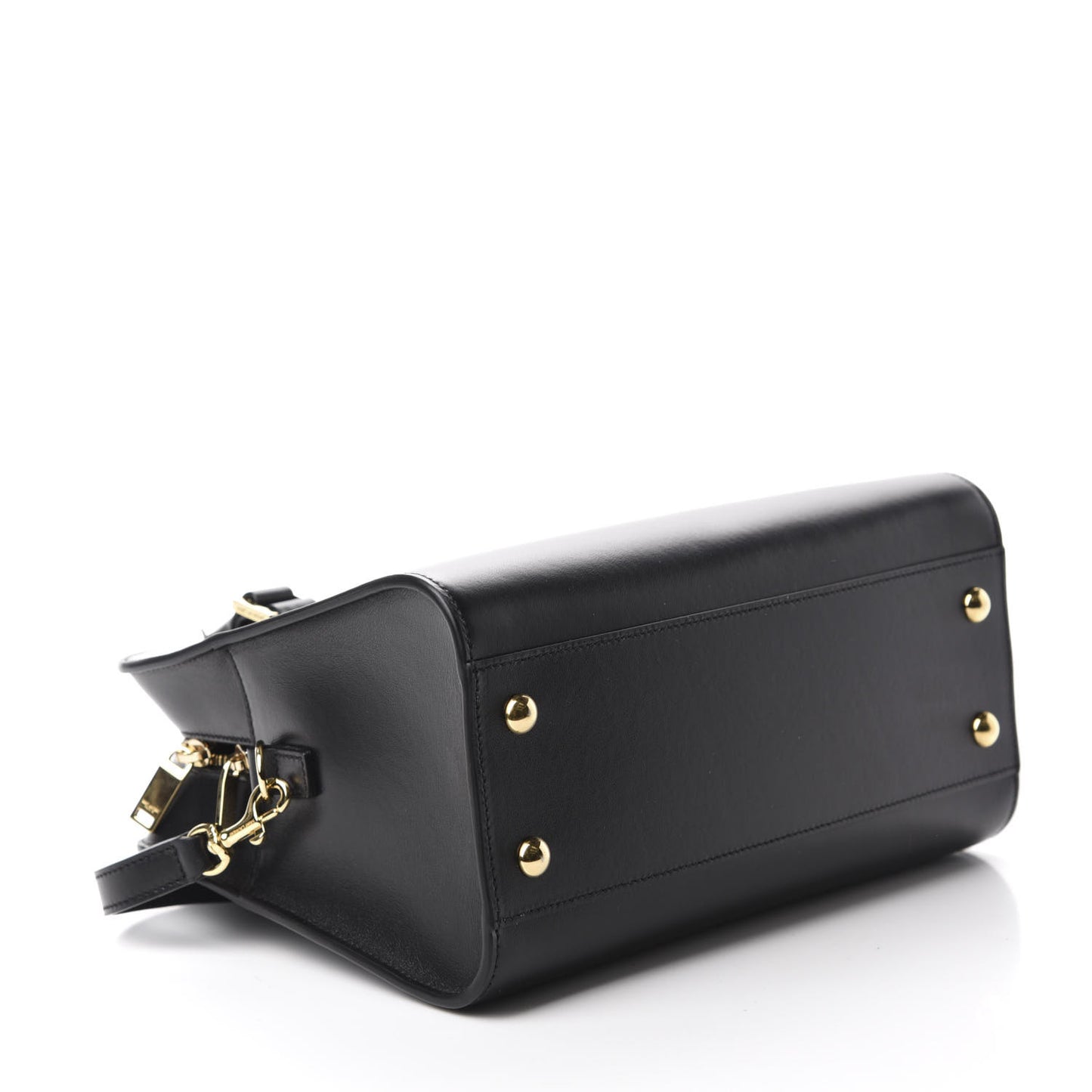 Calfskin Monogram Baby Cabas Black