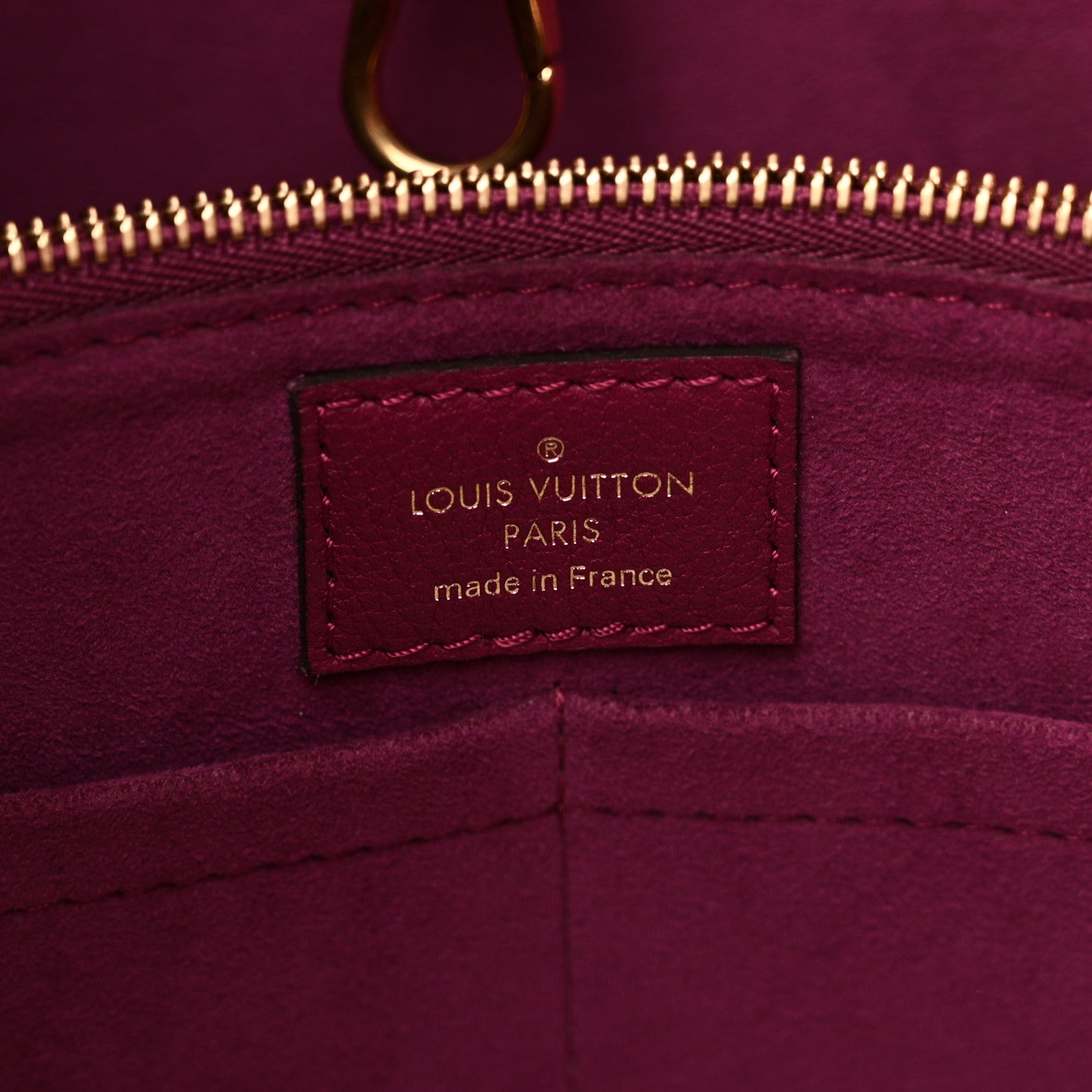 Louis Vuitton Calfskin Monogram Kimono Tote Grape 6 of 10