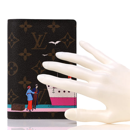 Louis Vuitton Monogram 2016 Christmas Animation Passport Cover Rose Ballerine 2 of 7
