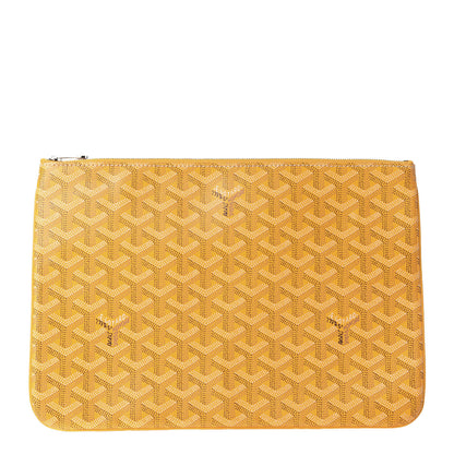 Goyard Goyardine Senat Pochette MM Yellow 1 of 18