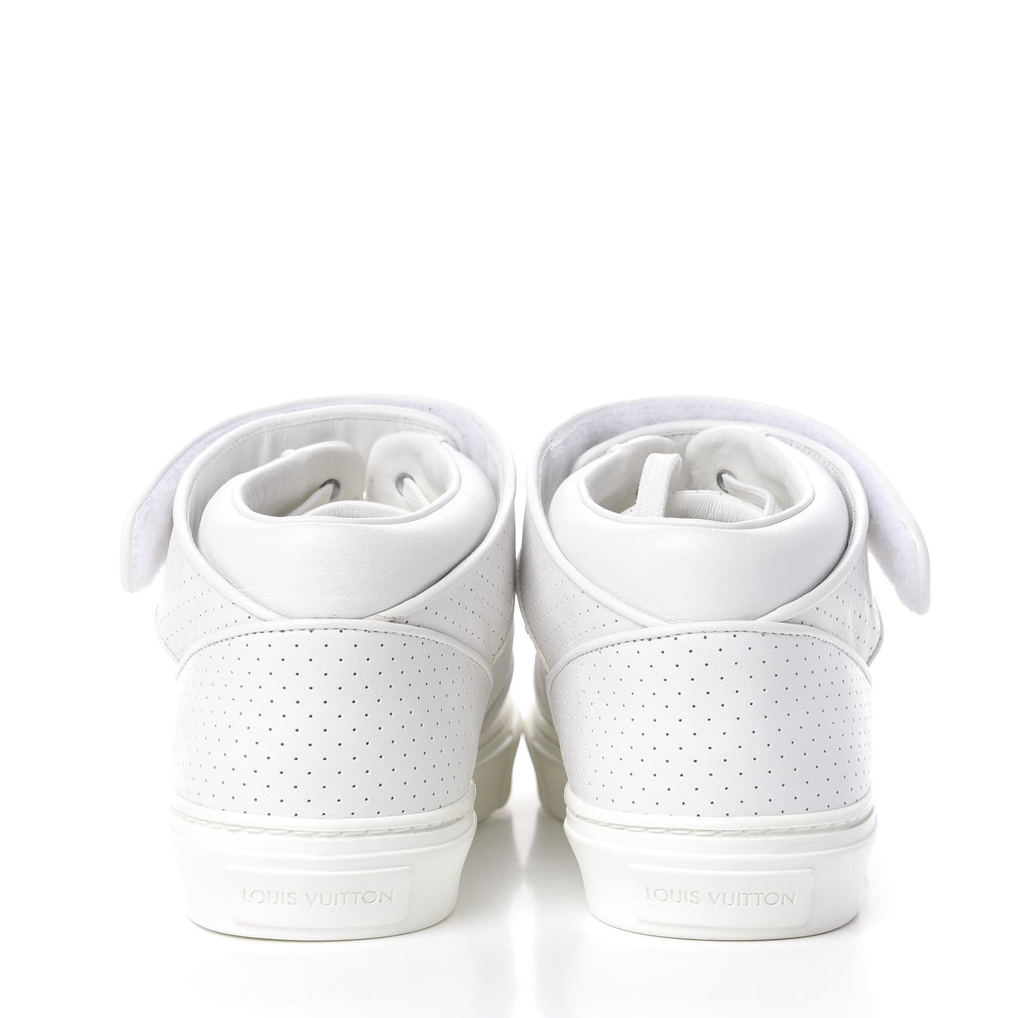 Calfskin Perforated Acapulco Sneakers 8 White