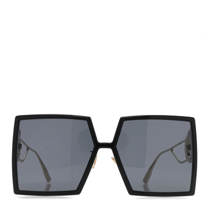 Christian Dior Acetate Square 30 Montaigne Sunglasses Black Gold 2 of 9