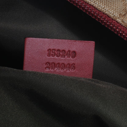 Gucci GG Monogram Web Medium Collapsable Carry On Duffle Beige Red 8 of 8