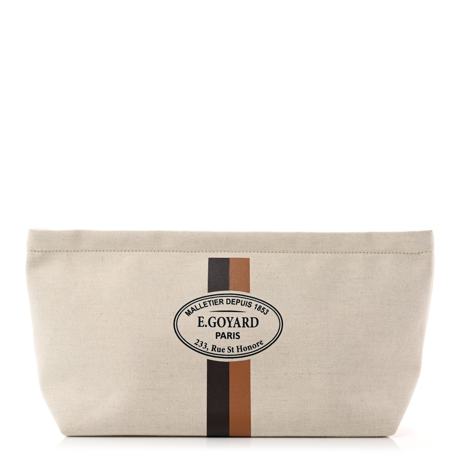Goyard Canvas Necessaire Organizer Pouch Off White 1 of 8