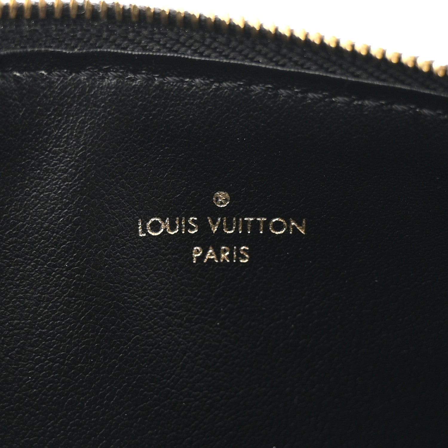Louis Vuitton Empreinte Felicie Chain Wallet Zippered Insert Black 6 of 9