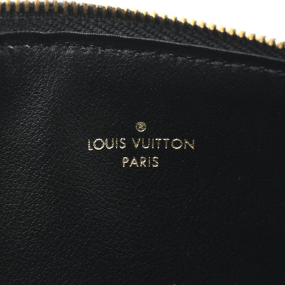 Louis Vuitton Empreinte Felicie Chain Wallet Zippered Insert Black 6 of 9