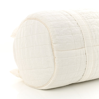 Saint Laurent Nylon Gloria Quilted Travel Bag Milky White 9 of 11