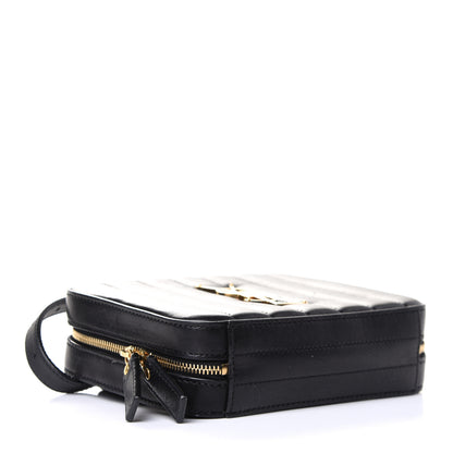 Saint Laurent Lambskin Matelasse Vicky Monogram Belt Bag Black 4 of 5