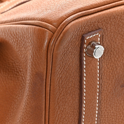 Hermes Natural Barenia Faubourg Birkin 30 Fauve 8 of 13