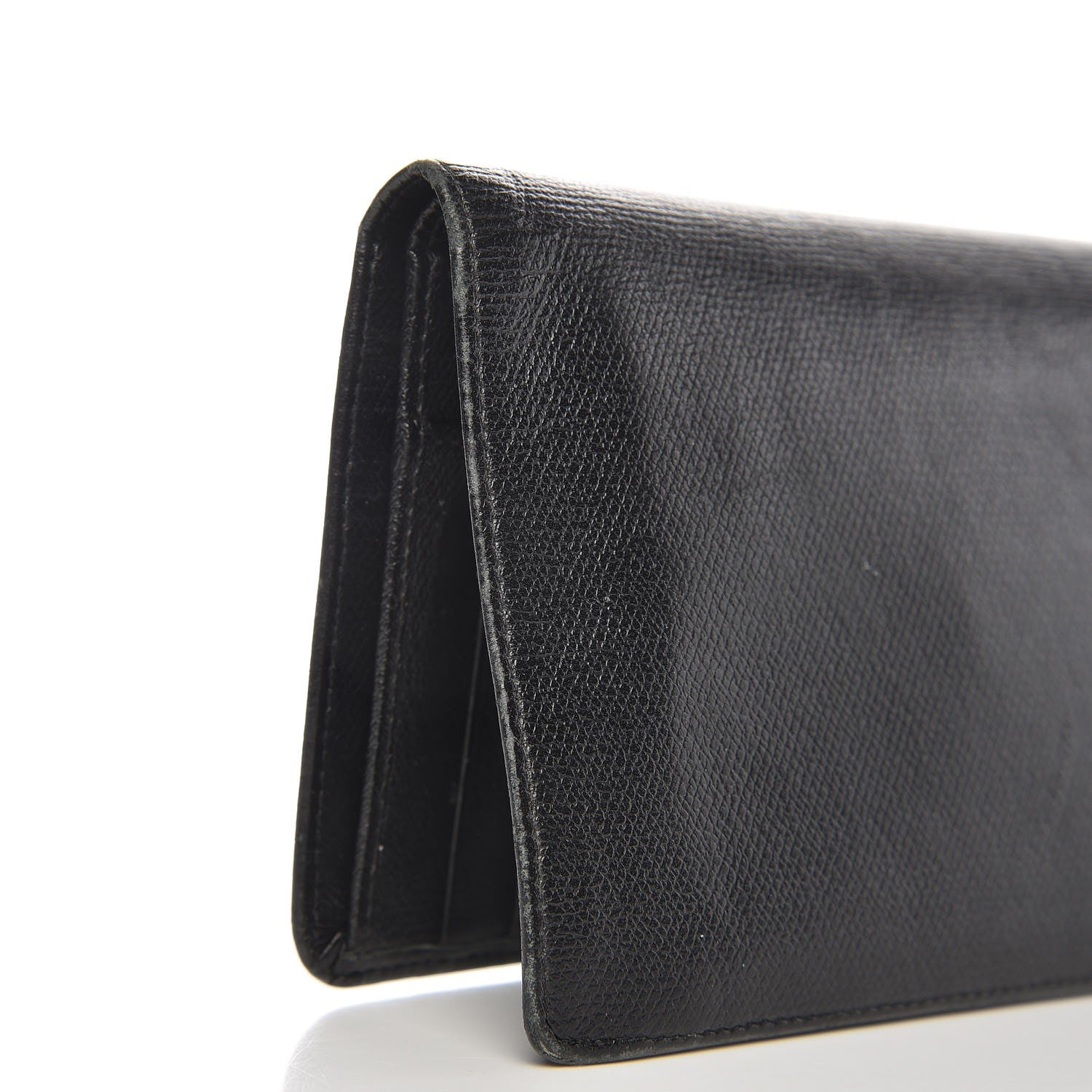 Chanel Caviar CC Yen Wallet Black 11 of 13
