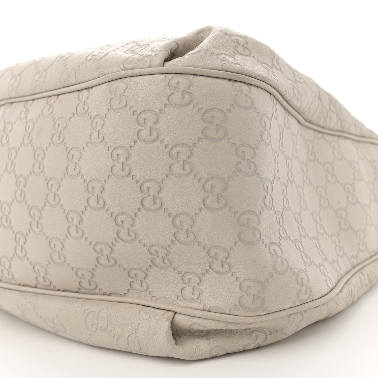 Gucci Guccissima Signature Medium Emily Hobo Mystic White 10 of 16