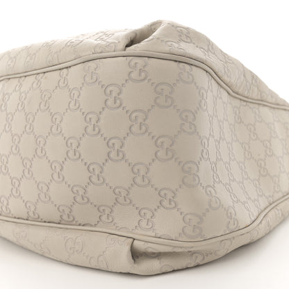 Gucci Guccissima Signature Medium Emily Hobo Mystic White 10 of 16
