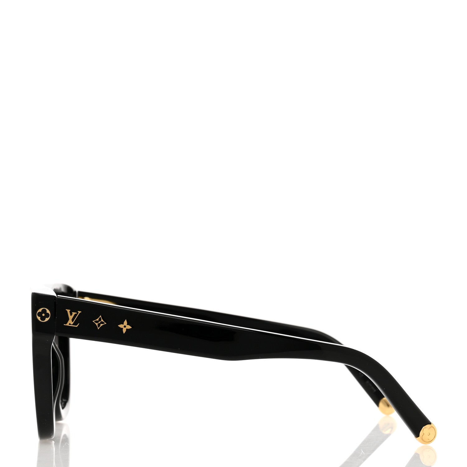 Louis Vuitton Acetate My Monogram Square Sunglasses Z1523W Black 3 of 7