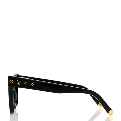 Louis Vuitton Acetate My Monogram Square Sunglasses Z1523W Black 3 of 7