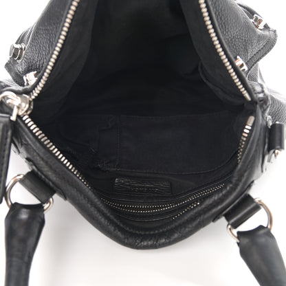 Givenchy Pebbled Calfskin Medium Bolt Stud Pandora Black 4 of 11