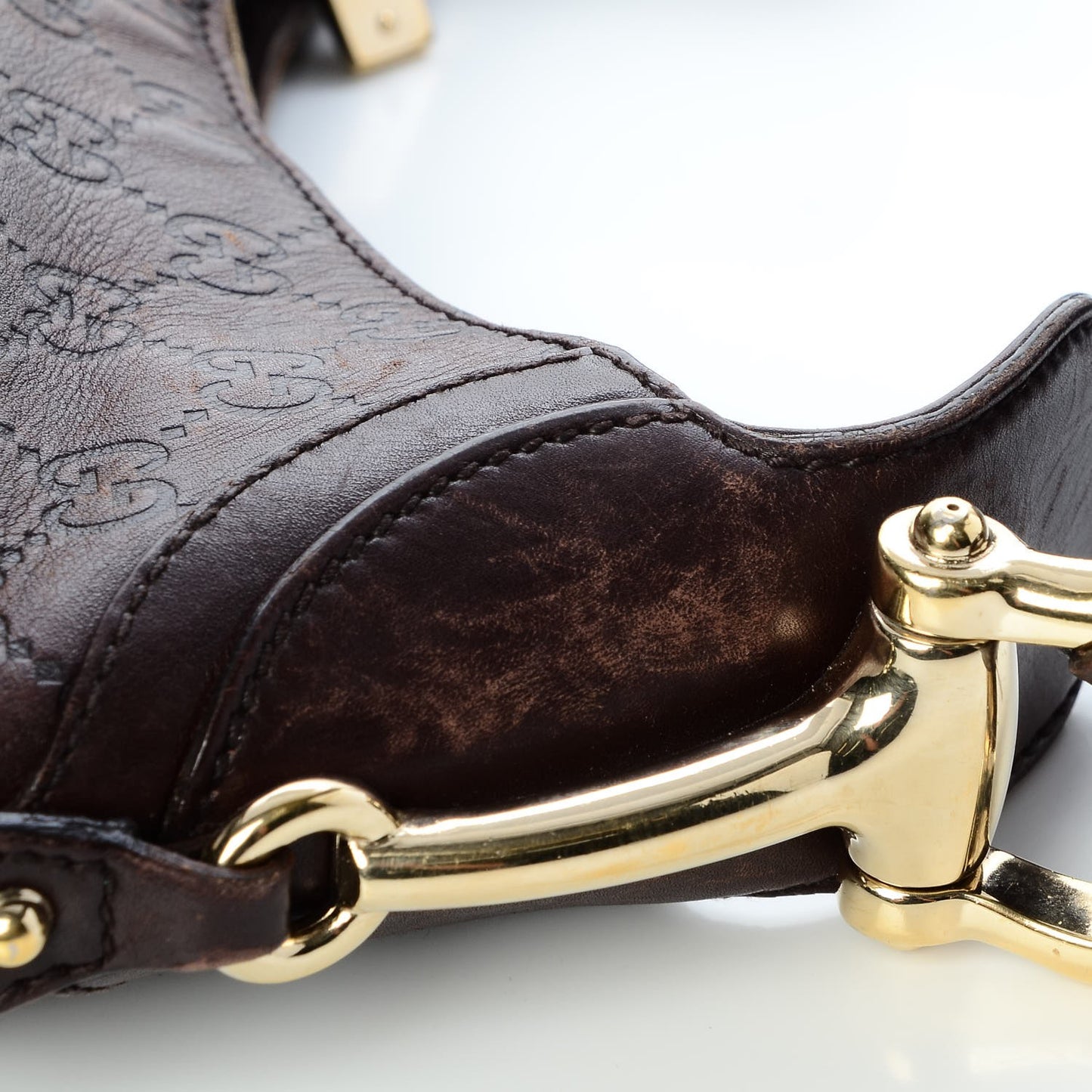 Guccissima Creole Hobo Chocolate