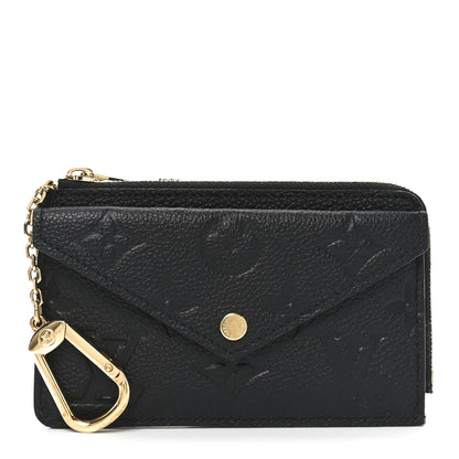 Louis Vuitton Empreinte Recto Verso Card Holder Black 1 of 7