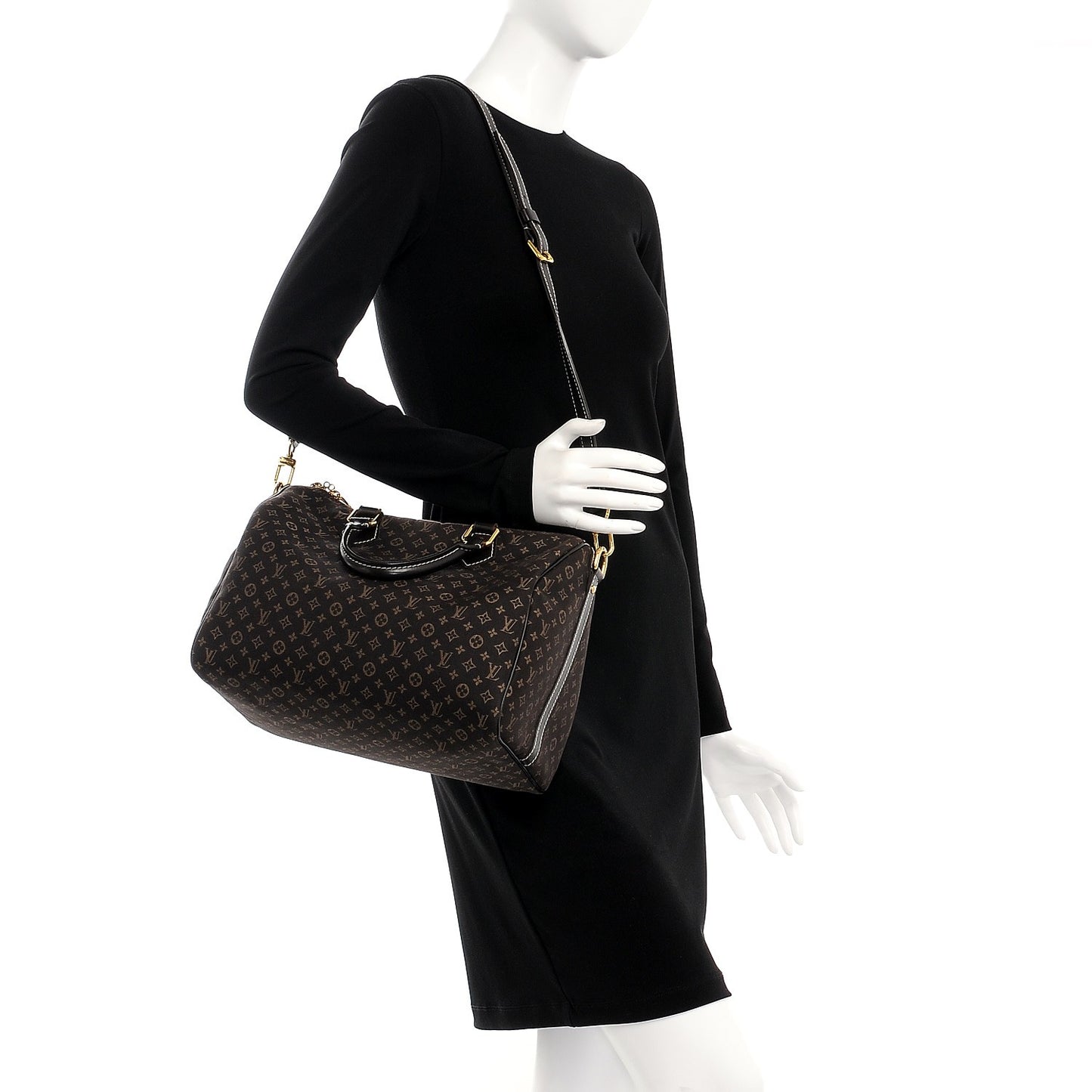 Monogram Idylle Speedy Bandouliere 30 Fusain