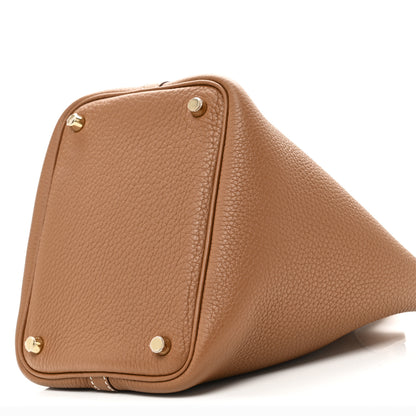 Hermes Taurillon Clemence Picotin Lock 18 PM Gold 10 of 11