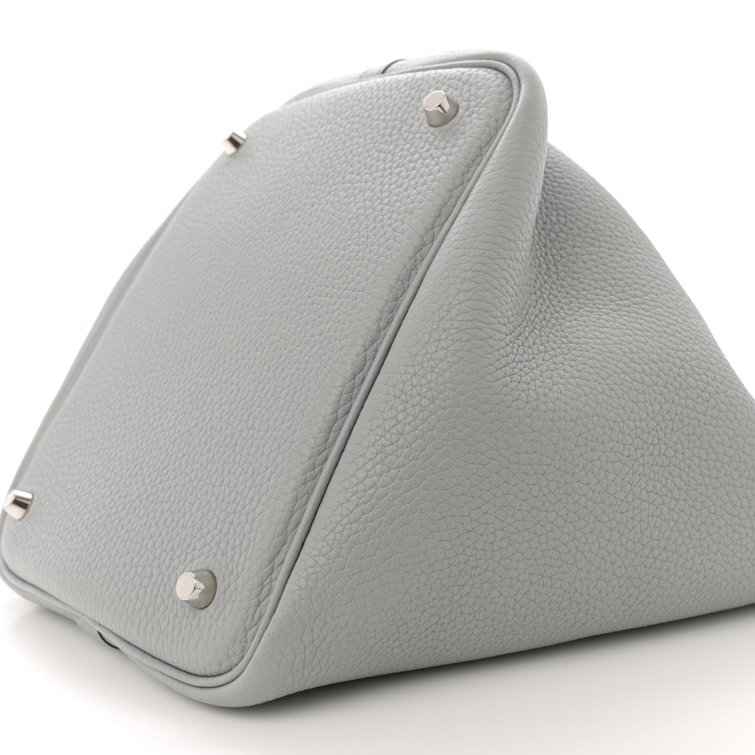 Hermes Taurillon Clemence Picotin Lock 22 MM Bleu Pale 10 of 11
