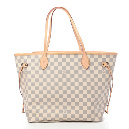 Louis Vuitton Damier Azur Neo Neverfull MM Rose Ballerine 3 of 11