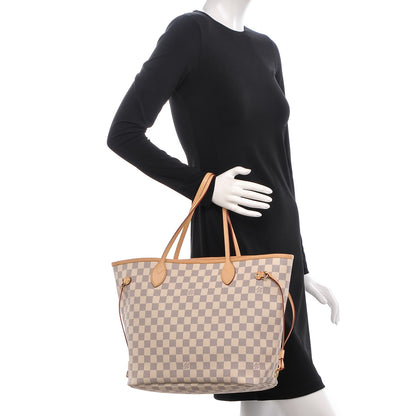 Louis Vuitton Damier Azur Neo Neverfull MM Rose Ballerine 2 of 10