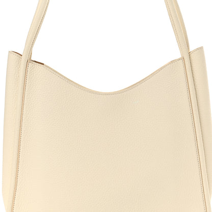 The Row Grained Calfskin Symmetric Tote Ivory 7 of 11