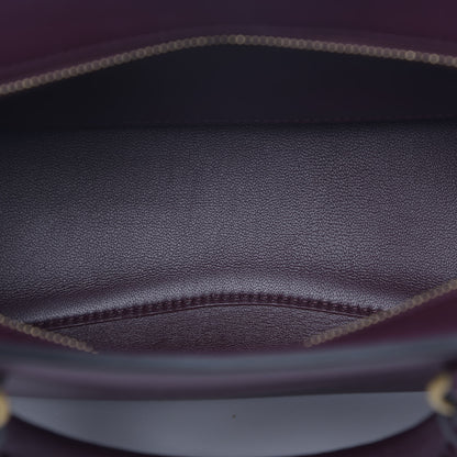 Balenciaga Smooth Calfskin Brass Hardware Neo Classic S City Burgundy 5 of 10