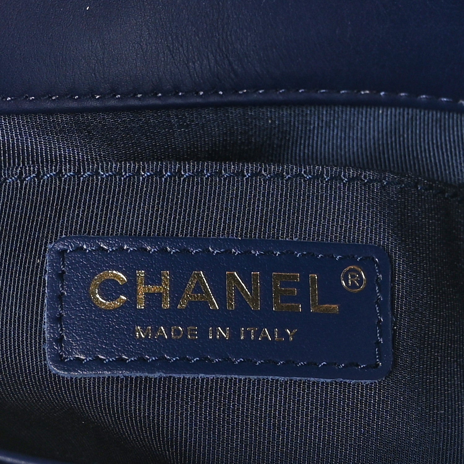 Chanel Calfskin Quilted Small Crystal Pearls Flap Bag Blue 6 of 10