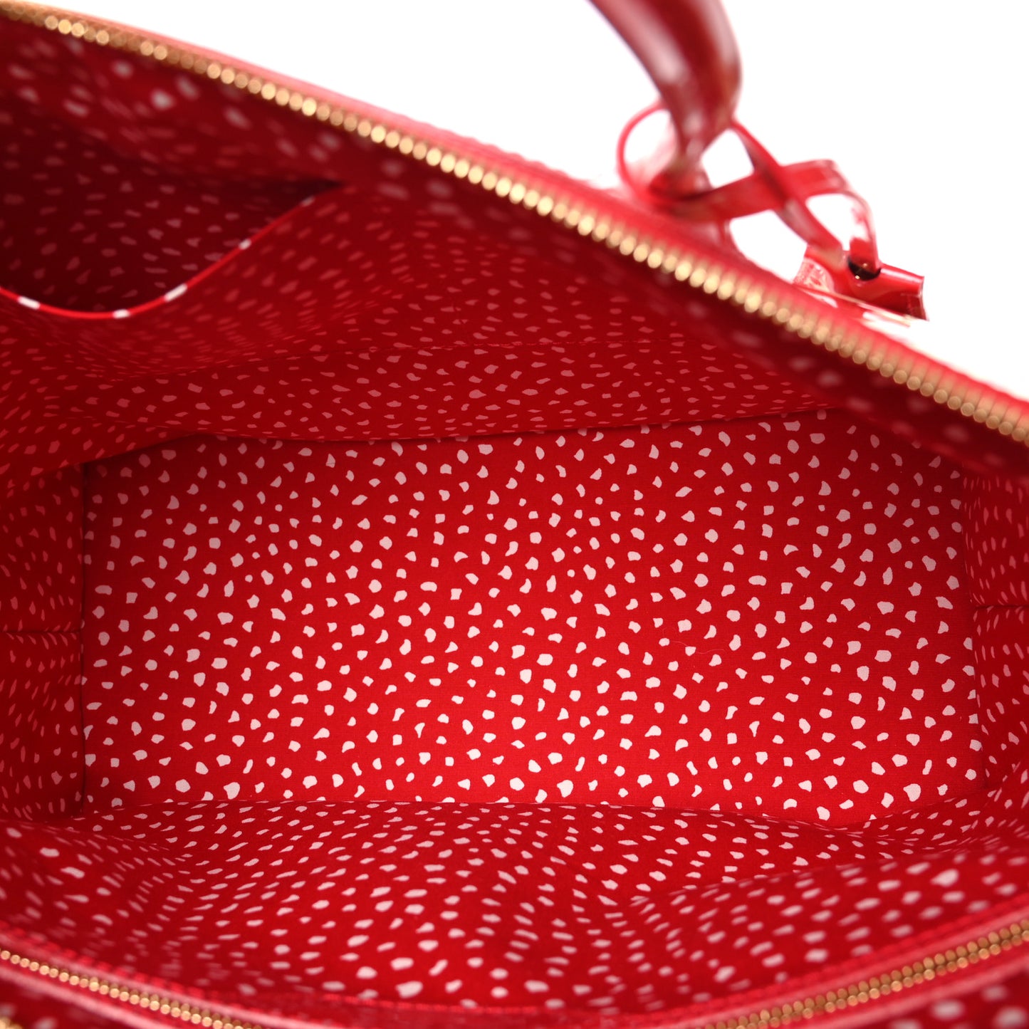 Vernis Kusama Infinity Dots Lockit MM Red