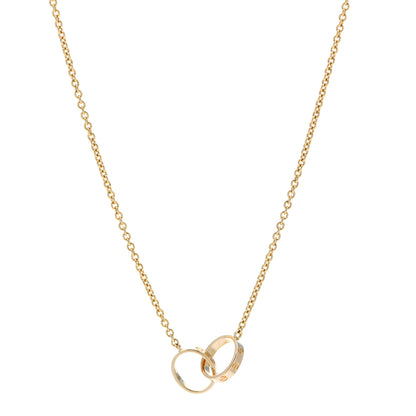 Cartier 18K Yellow Gold Interlocking LOVE Necklace 1 of 6