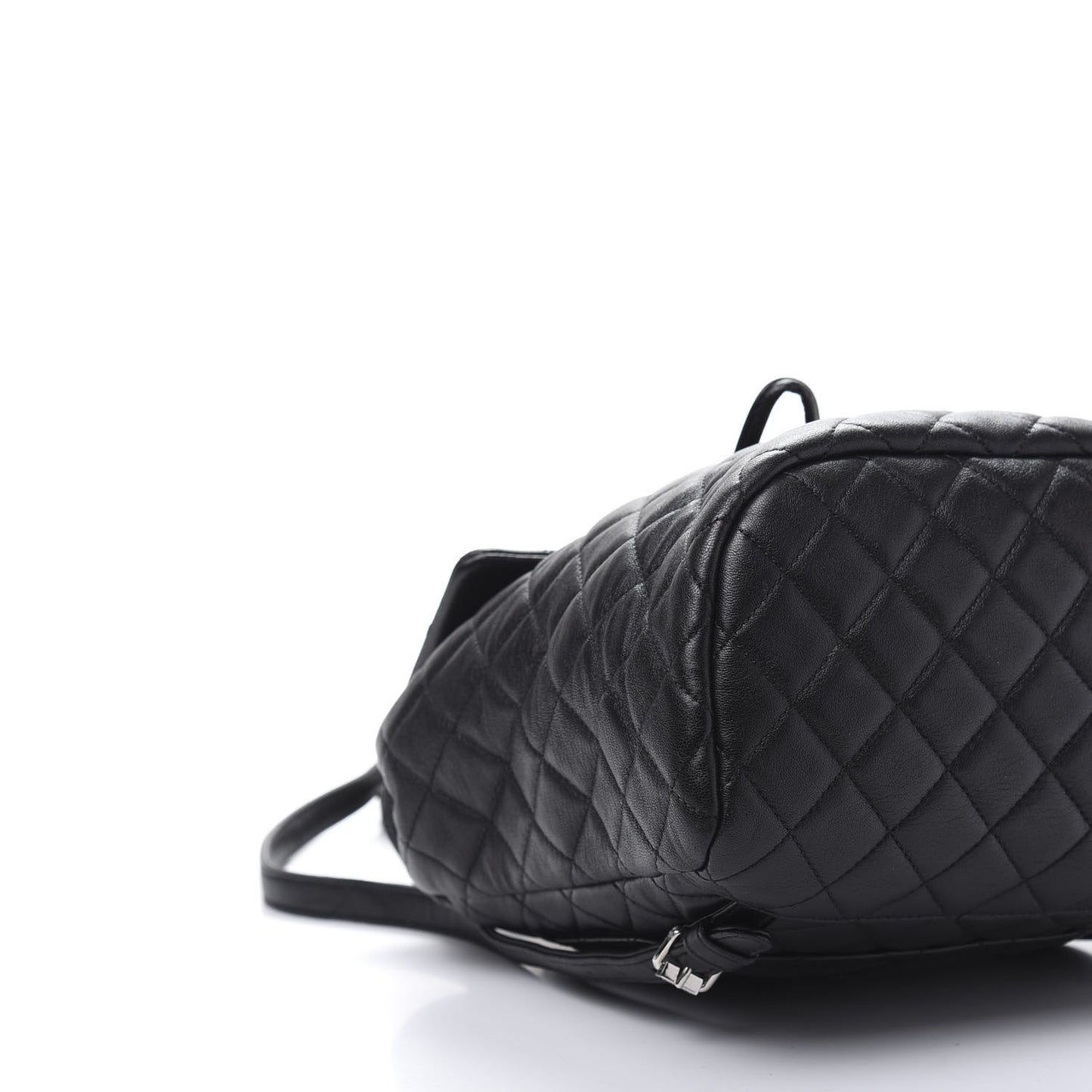 Lambskin Quilted Small Urban Spirit Backpack Black
