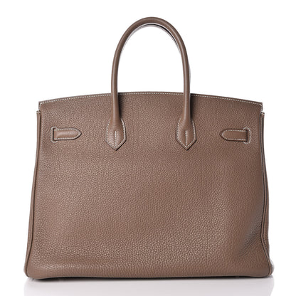 Hermes Togo Birkin 35 Etoupe 4 of 37