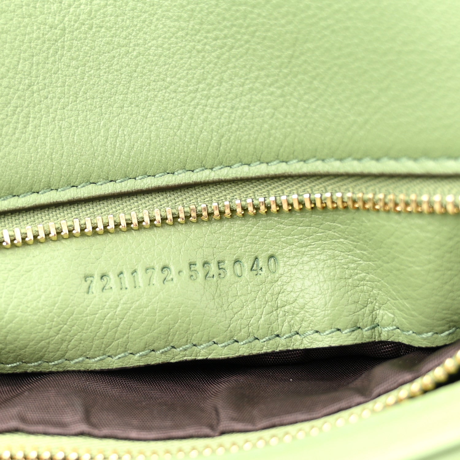 Gucci Roxy Calfskin Web Medium Blondie Top Handle Shoulder Flap Bag Salamander Green 7 of 11