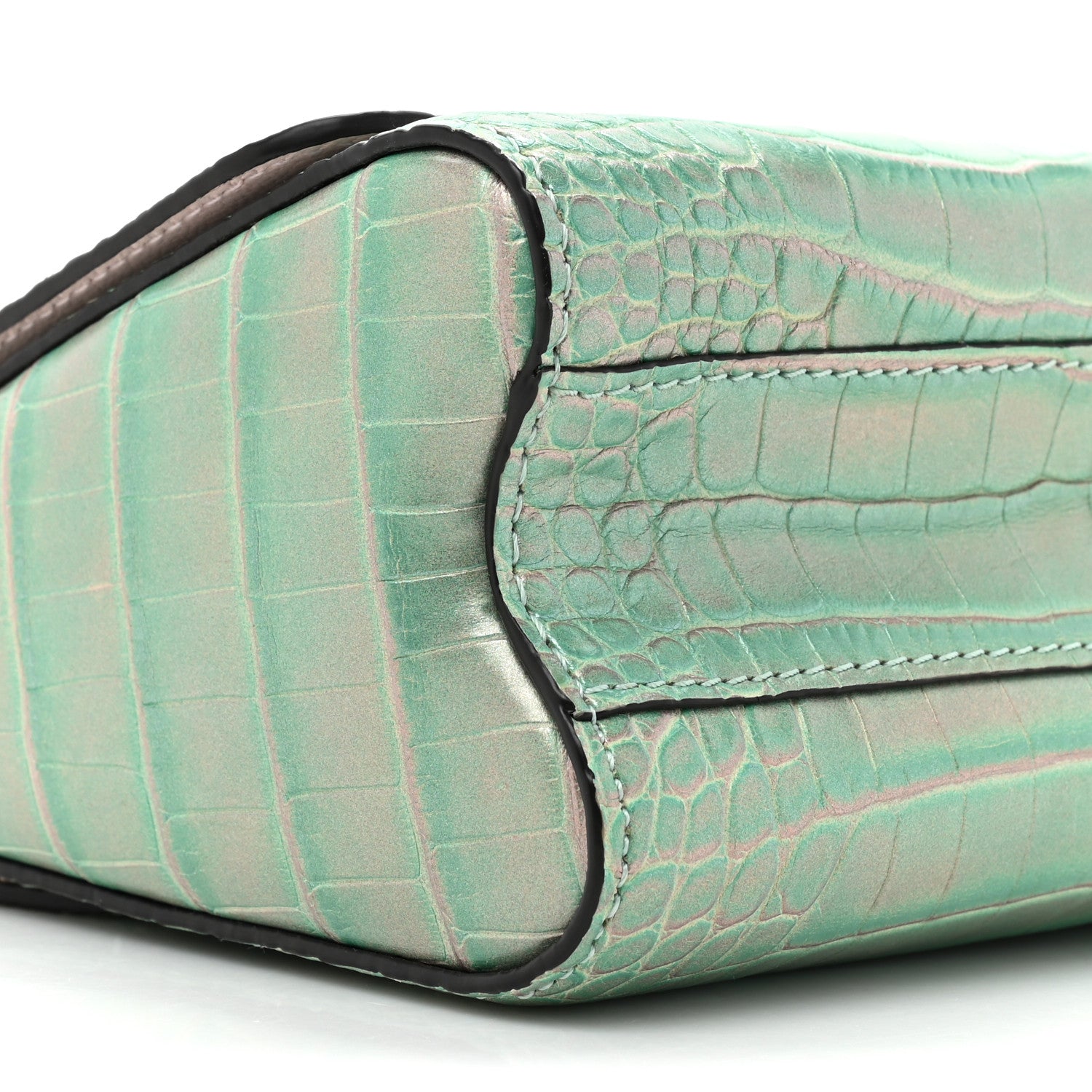 Louis Vuitton Alligator Mini Twist Shoulder Bag Turquoise 9 of 12