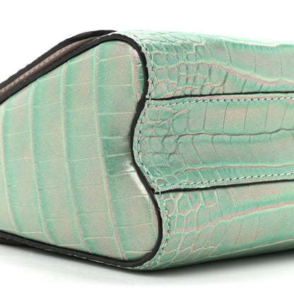 Louis Vuitton Alligator Mini Twist Shoulder Bag Turquoise 9 of 12