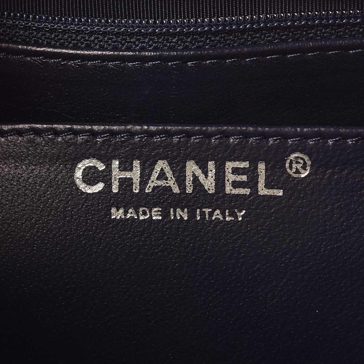 Lambskin Quilted Jumbo Single Flap Blue