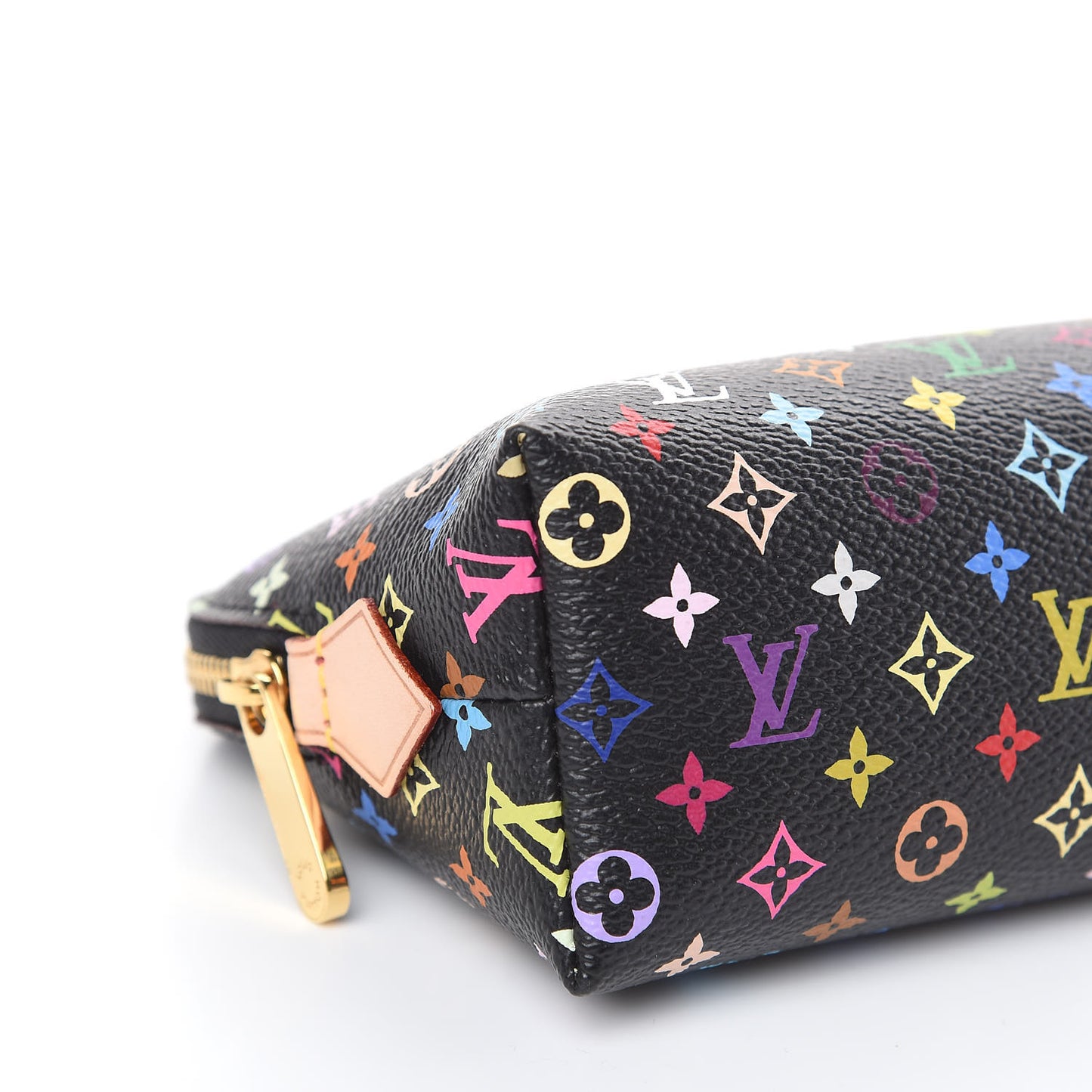 Monogram Multicolor Cosmetic Pouch Black Grenade
