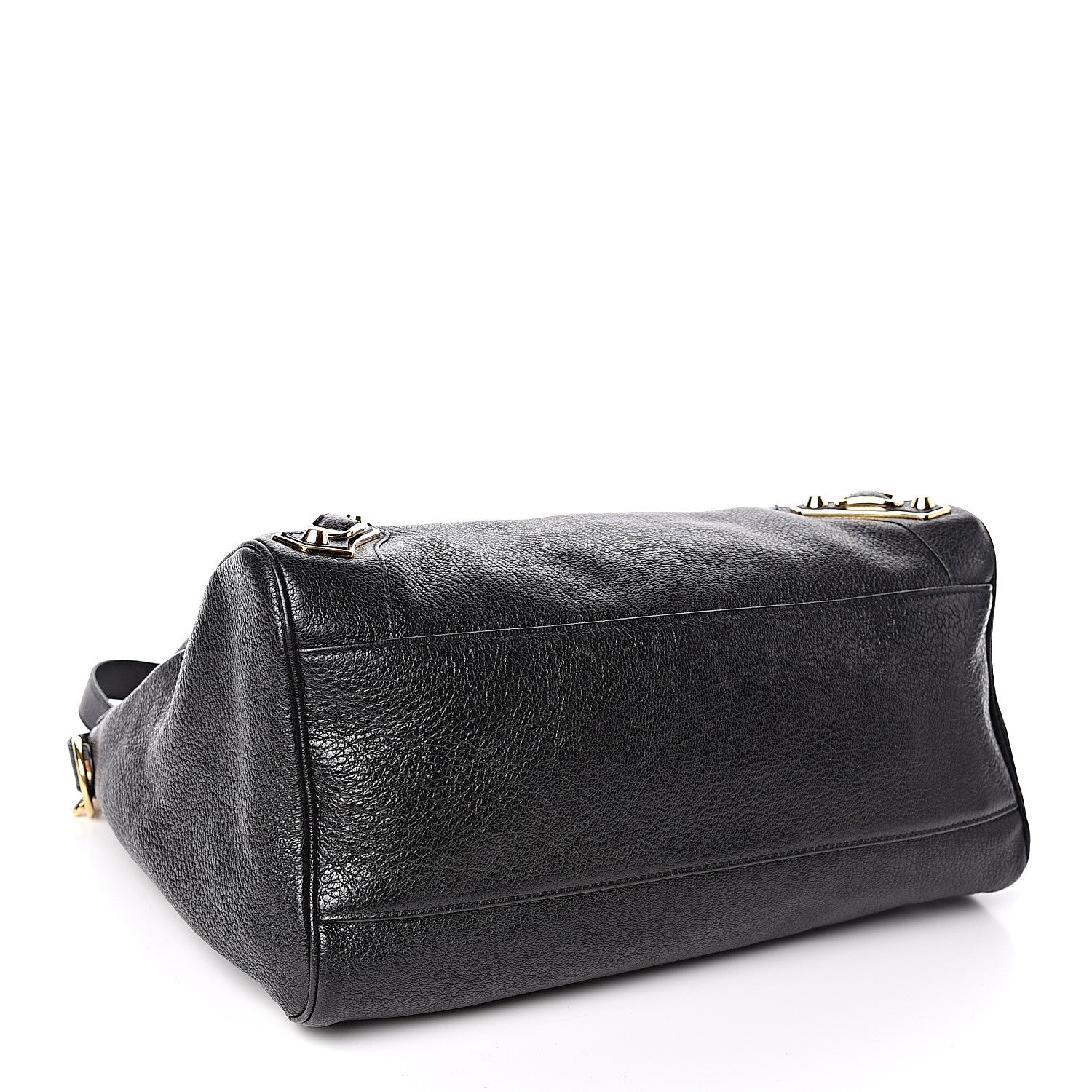 Balenciaga Chevre Gold Metallic Edge Hardware Velo Black 5 of 16