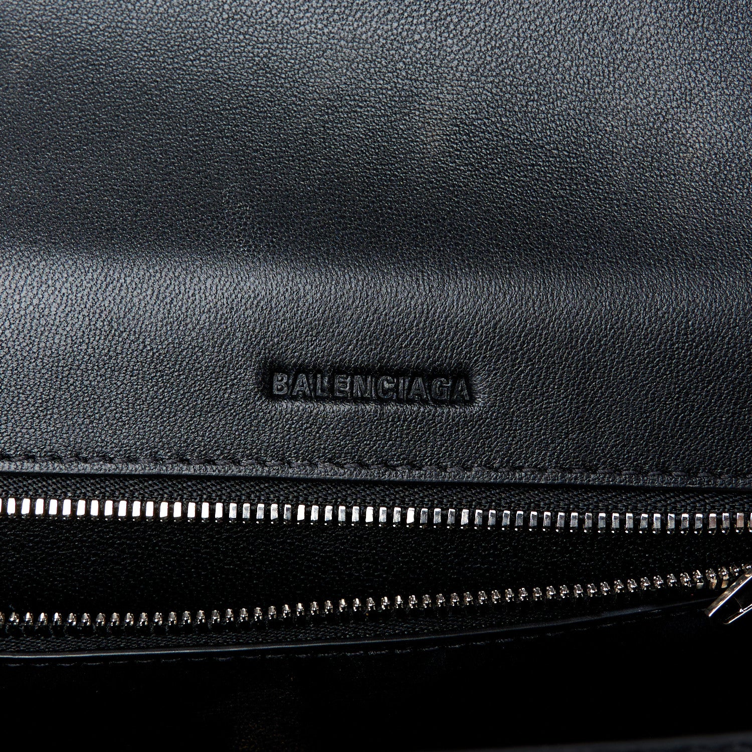 Balenciaga Faux Calfskin Fabric Medium Sneakerhead Top Handle Bag Black 6 of 10