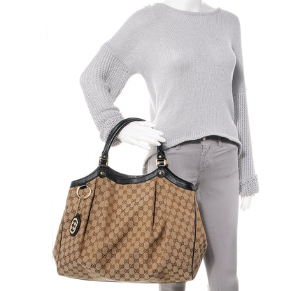 Gucci Monogram Large Sukey Tote Brown 2 of 7