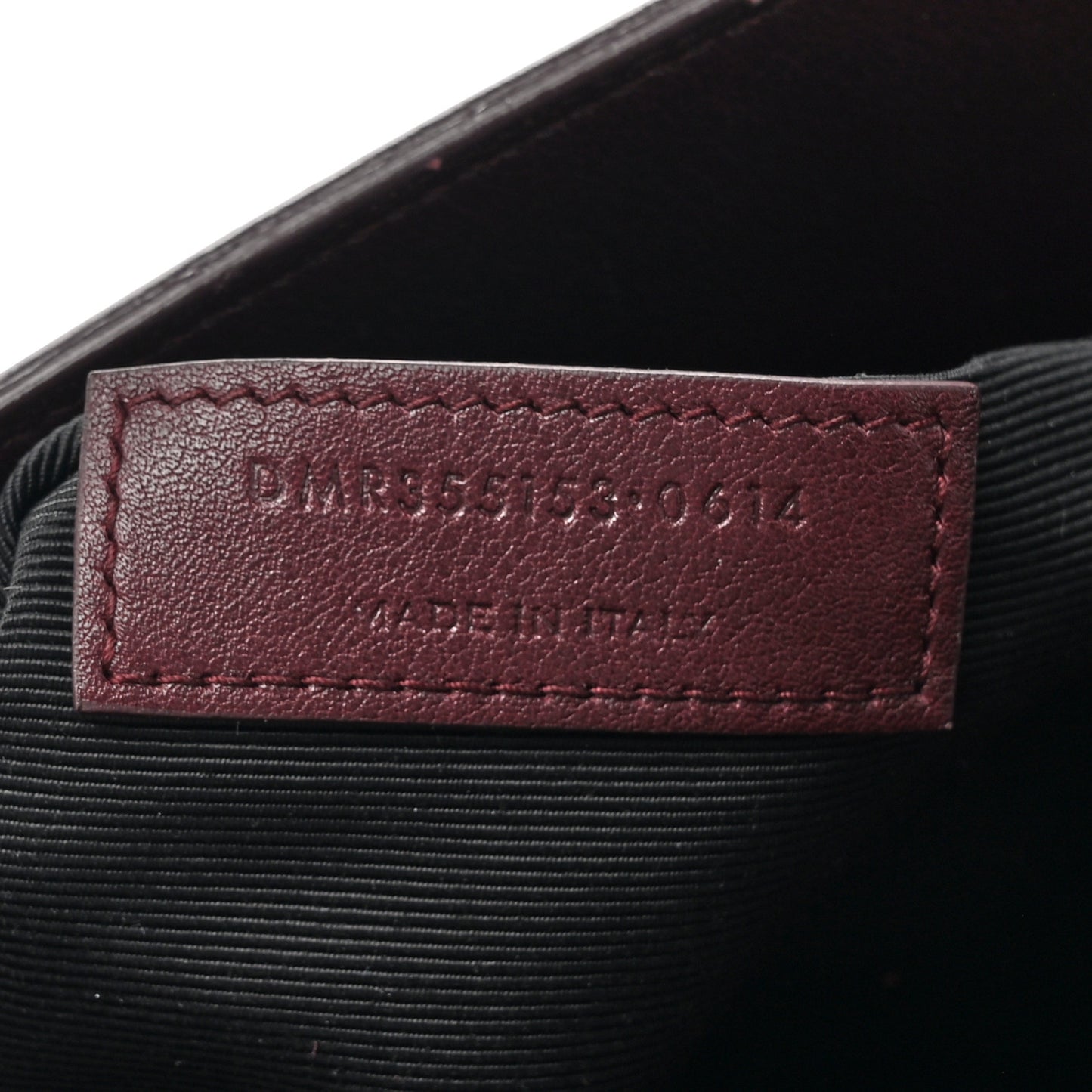 Calfskin Small Sac De Jour Bordeaux